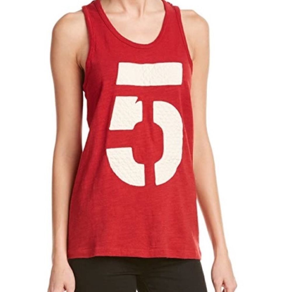Rag & Bone Cast Quilted 5 Tank Red - Picture 10 of 10
